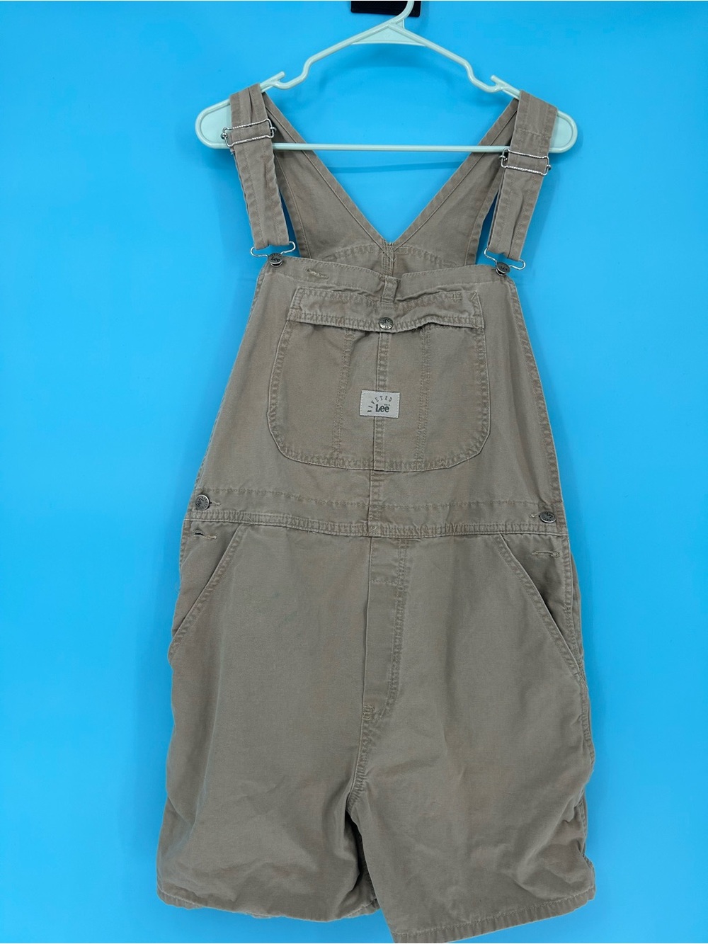 Lee‎ Khaki Short Overalls